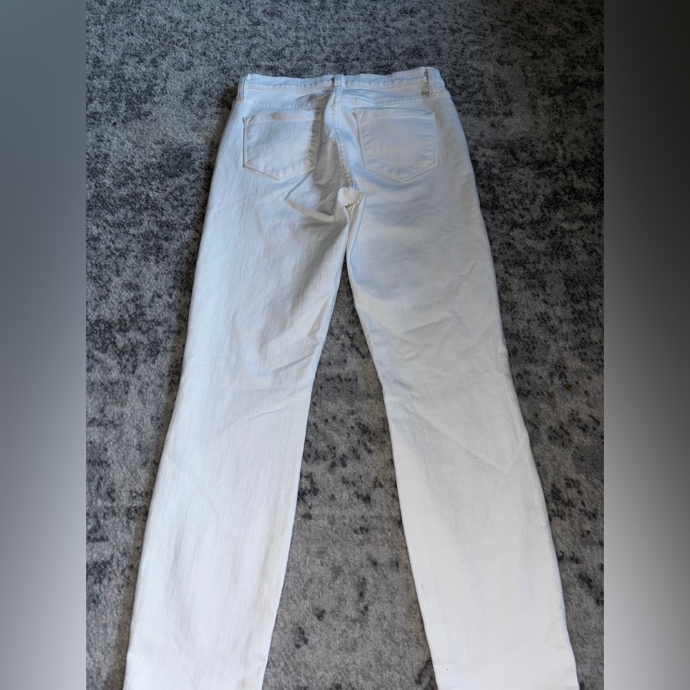 J.Crew Lookout High Rise Skinny Crop Jeans White Size: 27 or Us Women's 4 EUC! - Picture 2 of 3